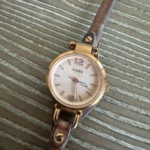Small fossil watch